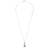Ook Le Spook Silver Necklace full length with chain