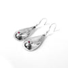 Silver + Ruby Boob Earrings