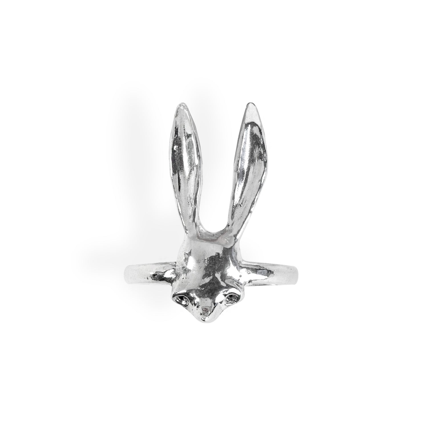 Sally Mask Silver Ring