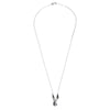 Sapphire Sally Rabbit Mask Silver Necklace