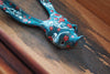 Verdigris skeleton mask