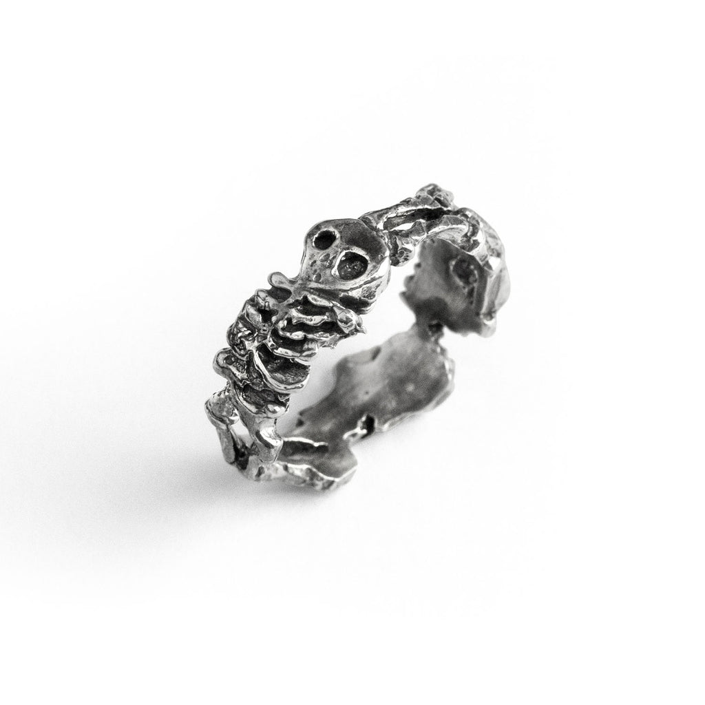 Skeleton Silver Ring