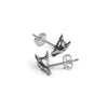 Beheaded Skinwalker Stud Silver Earrings